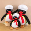 35/45/55/65cm Cute Chef Penguin Plush Toy - Soft Cushion Room/Sofa Decorative Pillow Comfort Companion Doll Holiday Gift