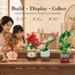 Orchid Building Blocks Flowers Bouquet Bonsai Plant Model Ornament Exquisite DIY Home Decorations Valentines Adult Child's Gifts