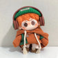 Stuffed 20cm Cotton Doll Dress-up Clothing Handsome Sports Hoodies Sets Black Purple Red Hooded Sweatershirts Gift Toys for Kids