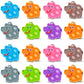 12Pcs Mini Colorful Animal Camel Frog Sheep Pop Fidget Toys Push Bubble Sensory Stress Relief Toy