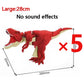 Press Bite Roaring Dinosaur Toy, Electronic T-Rex with Shaking Head & Sound Effects, Interactive Tyrannosaurus Rex Gift for Kids