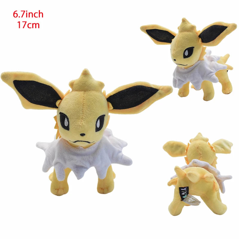 14 Style Standing Eevee Plush Toy Pokemon Shiny Umbreon Vaporeon Jolteon Flareon Espeon Leafeon Stuffed Doll Peluche Gift