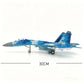 1:72 Creative Military Series Sukhoi Su-27 Flanker Fighter Building Blocks Multi-Role Heavy Jet Model No Glue No Paint Assembly