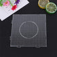 4PCS 2.6mm/5mm Fuse Beads Transparent Big Square Pegboards Ironing Beads Boards DIY Material Template Melting Beads Pegboard