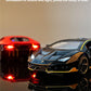 1/32 Cars Toys Auto To Scale Lambor LP770 Diecast Model Cars Alloy Autos Toys Gift for Boys Pull Back Light Music Kids Car