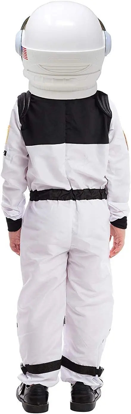 JOYFY Astronaut Costume with Helmet, Space Suit for Toddler Kids Astronaut Halloween Costume for Cosplay