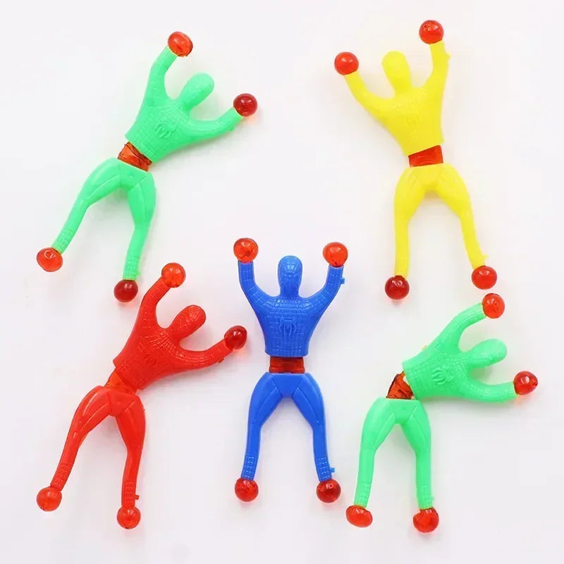5-50 Pcs/set 9cm Sticky Toy Window Men With Sticky Hand Toys Color Plastic Suitable Feet For Adult