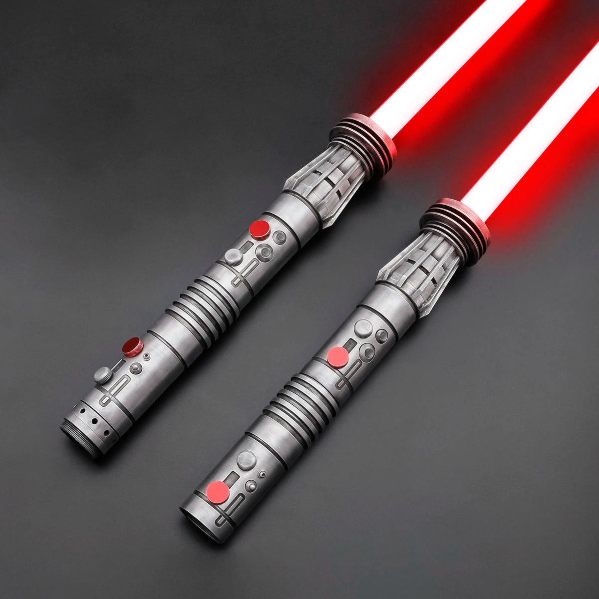 Darth Maul SNV4 2pcs Handle+Blade JEDI 27sound Double Lightsaber Toys Metal Hilt Light Smooth Swing Proffie TXQSABER