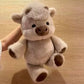 Adorable Highland Cattle Plush Toy 45cm - Huggable Running Cow Stuffed Animal Made with Premium Soft Fabric, Soothing Companion
