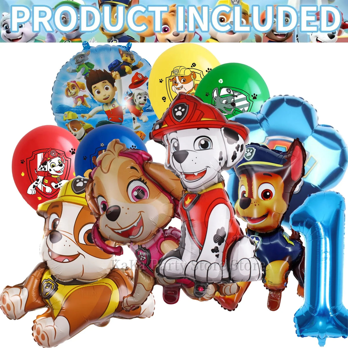 PAW Patrol Birthday Party Decoration Tableware Tablecloth Plates Cup napkin gift bag Balloons PAW Patrol Party Favors Supplies