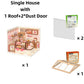 Robotime Rolife Super Creator Series Dollhouse Building Blocks Home Decor Creative Christmas Gift Tasty Cake Shop for Women