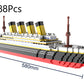 Small Particle Building Block Assembly Toy Titanic Giant Boy Girl Puzzle Cruise Ship Brick Model Kit Desltop Birthday Gift Child