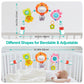 Baby Stroller Arch Toys Bouncer Toy Pram Activity Arch Toys Fine Motor Skills Toys Sensory Development Arch Baby Car Seat Toys