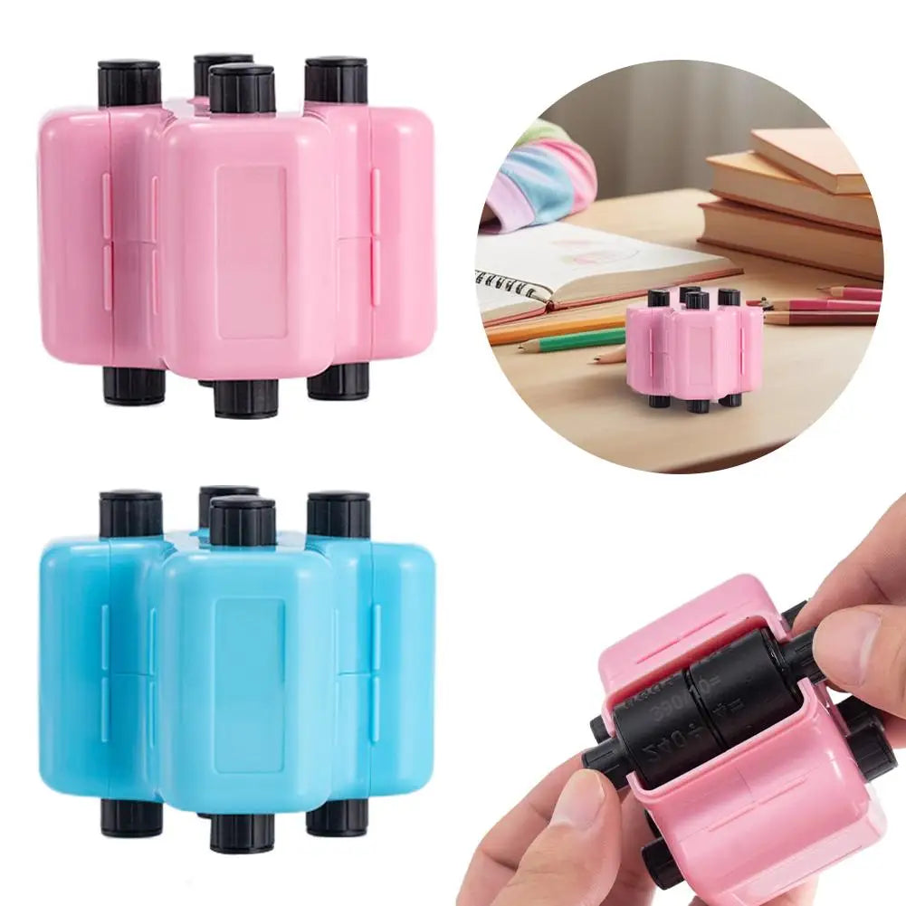 Practice Question Four In One Rolling Seal For Children's Mathematical Arithmetic Tool - Four Sided Seal