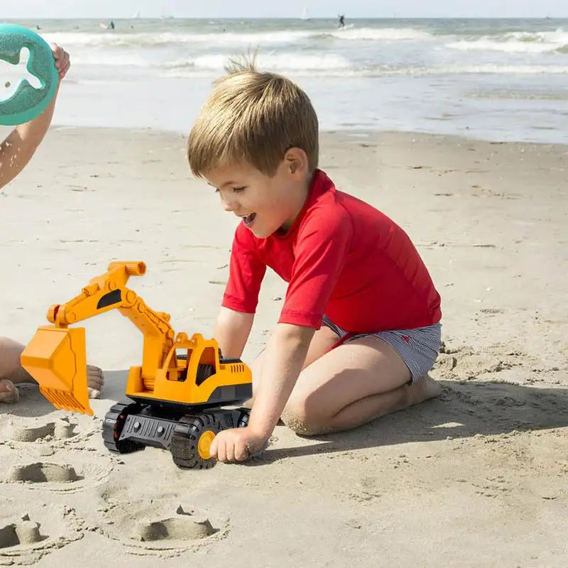 Kids Digger Toy Small Excavator Construction Excavator Dump Truck Toy Digger Vehicle Forklift Inertia Vehicle Toys For Children