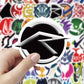 60pcs Kamen Rider logo stickers creative Masked Rider DIY for decorating suitcases mugs notebooks desktops walls graffiti toys