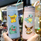 16Sheets Pokemon Make A Face Puzzle Stickers Pikachu Charizard for Kids Make Your Own DIY Game Children Cartoon Jigsaw Toys Gift