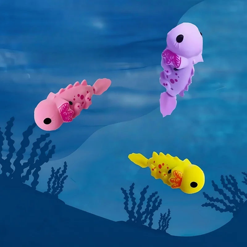 Inductive Luminescent Swinging Bath Play With Water Automatic Swimming Electric Simulation Small Fish