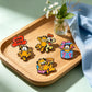 4 Pieces of Random Shipping New Cute Kitten Series Brooch Creative Personality Animation Peripheral Cartoon Cat Set Badge