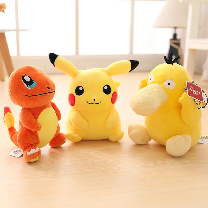 Pokemon Plush Stuff Toy Pikachu Charizard Doll Gengar Squirtle Plush Doll Espeon Glaceon Umbreon Soft Cartoon Toys Gift