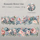 200cm/Roll PET Tape Flowers Four Seasons Series Plant Landscaping Handbook DIY Material Loop Sticker