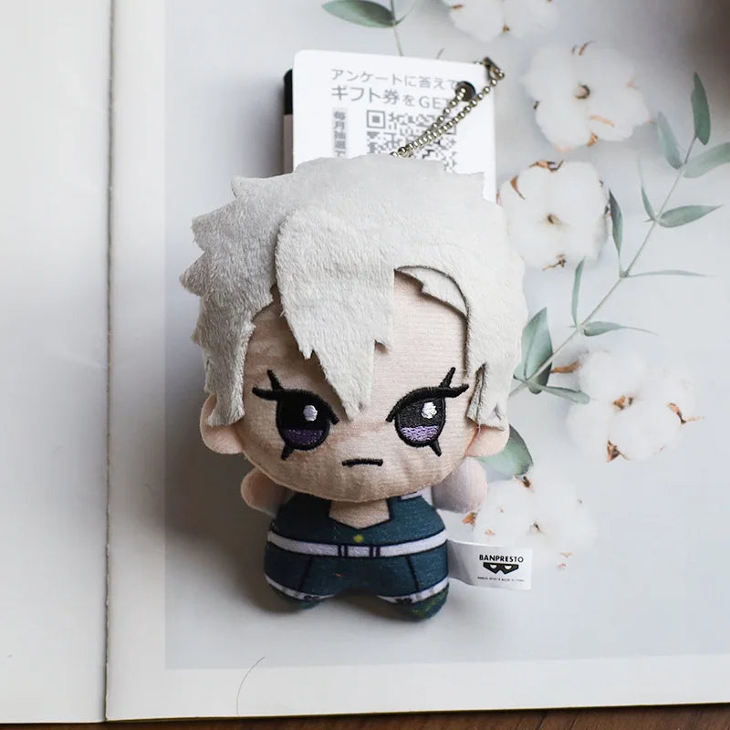 12cm Anime Demon Slayer Surrounding Plush Toys, Keychain Figurines, and Small Plush Dolls