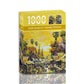 Micro Puzzle Puzzle 1000 Pieces Mini Landscape World Famous Painting Paper Decompression Healing Creative Educational Toy Puzzle