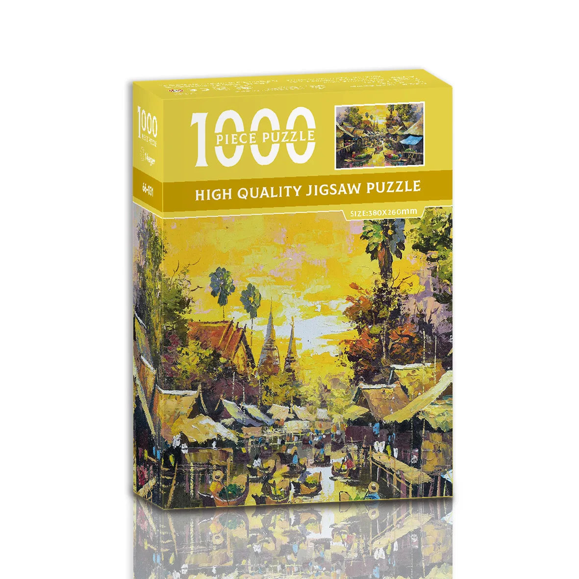 Micro Puzzle Puzzle 1000 Pieces Mini Landscape World Famous Painting Paper Decompression Healing Creative Educational Toy Puzzle