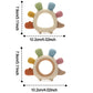 Baby Dinosaur Silicone Teething Toys BPA Free Easy to Grip Infant Care Teether Chewing Toy for Newborn Gift Babies Accessory
