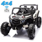 Joyracer 24 Volt Ride on Toys with Remote, 4WD Power UTV Wheels with 800W Motors, Bluetooth, Spring Suspension, LED Light, 3 Speeds, Black