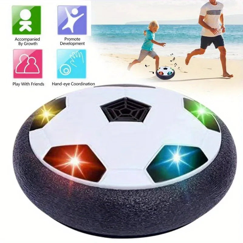 Suspension Football,Air Floating Soccer Ball with Glowing Lights,Birthday Gift for Adults,Family Fun,Interactive Sports