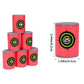 6pcs Target Cans Soft Foam EVA Bullet Targets Dart Toys for Nerf N-strike Fixed Elite Games Kids Training Supplies Toy