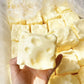 1pc 7cm Square Ultrathin Cheese Ball Squishy, TPR Shell Slow Rebound Squeeze Toy, No Filler, DIY Cheese Skin Squishy, Birthday/Halloween Gift, Perfect Gift, Stress Relief Gift For Teens