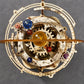 Robotime Music Box 3D Puzzle Wooden Model Kits Mechanical Building Construction Craft Kits Laser Cut Jigsaw Starry Night for Adults