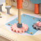 ROBUD Wooden Toy Workbench Tool Bench Set for Kids with Electric Drill Pretend Play STEM Learning Gift for Boys Girls Age 3+