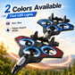 ZNLYRION YL87 EPP Foam Fighter RC Plane Fixed Altitude Hover LED Light 360 Stunt Roll Impact Resistant Kids Toy Drone