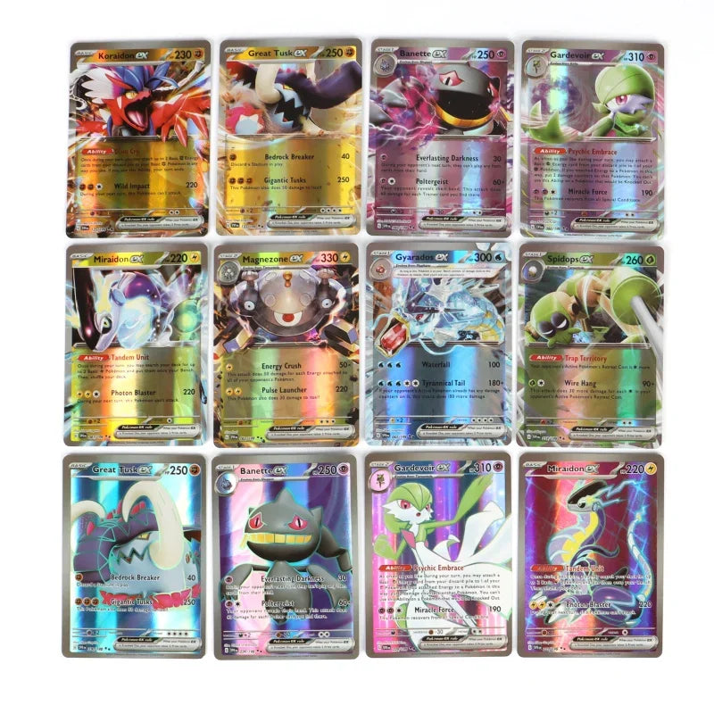 60/100Pcs English Pokemon Cards Shining MEGA GX Vmax TAG EX Vstar V Collection Cards Toys Children Gift