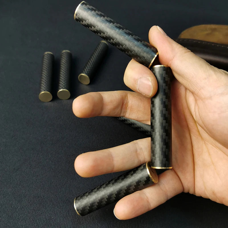 A Newest Fidget Spinner Fidget Toys Stress Relief For Adults Magnetic Metal Carbon Fiber Three-section Stick Rotating Kids Gift