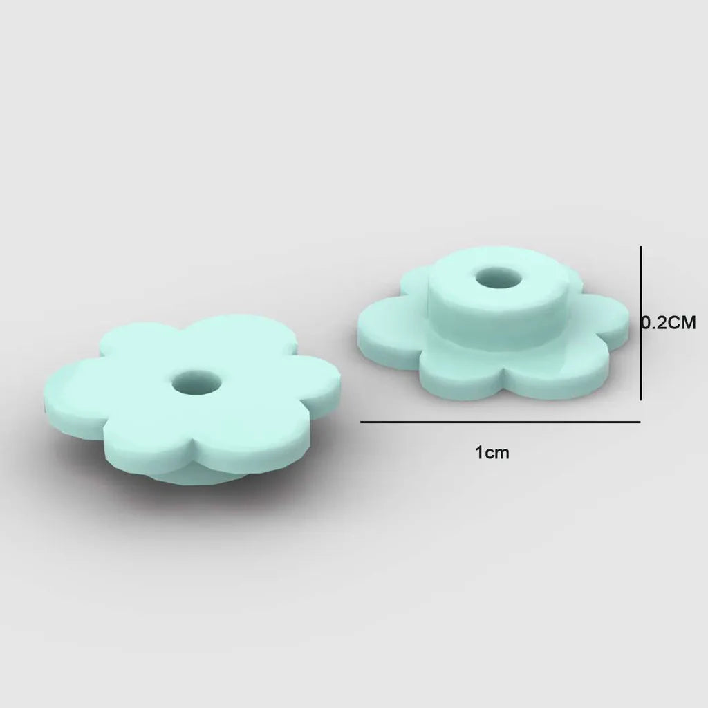 500pcs Small Flower 3742 Building Block MOC Parts Flowerhead Brick Toys For Kids Creative Compatible with Major Brand
