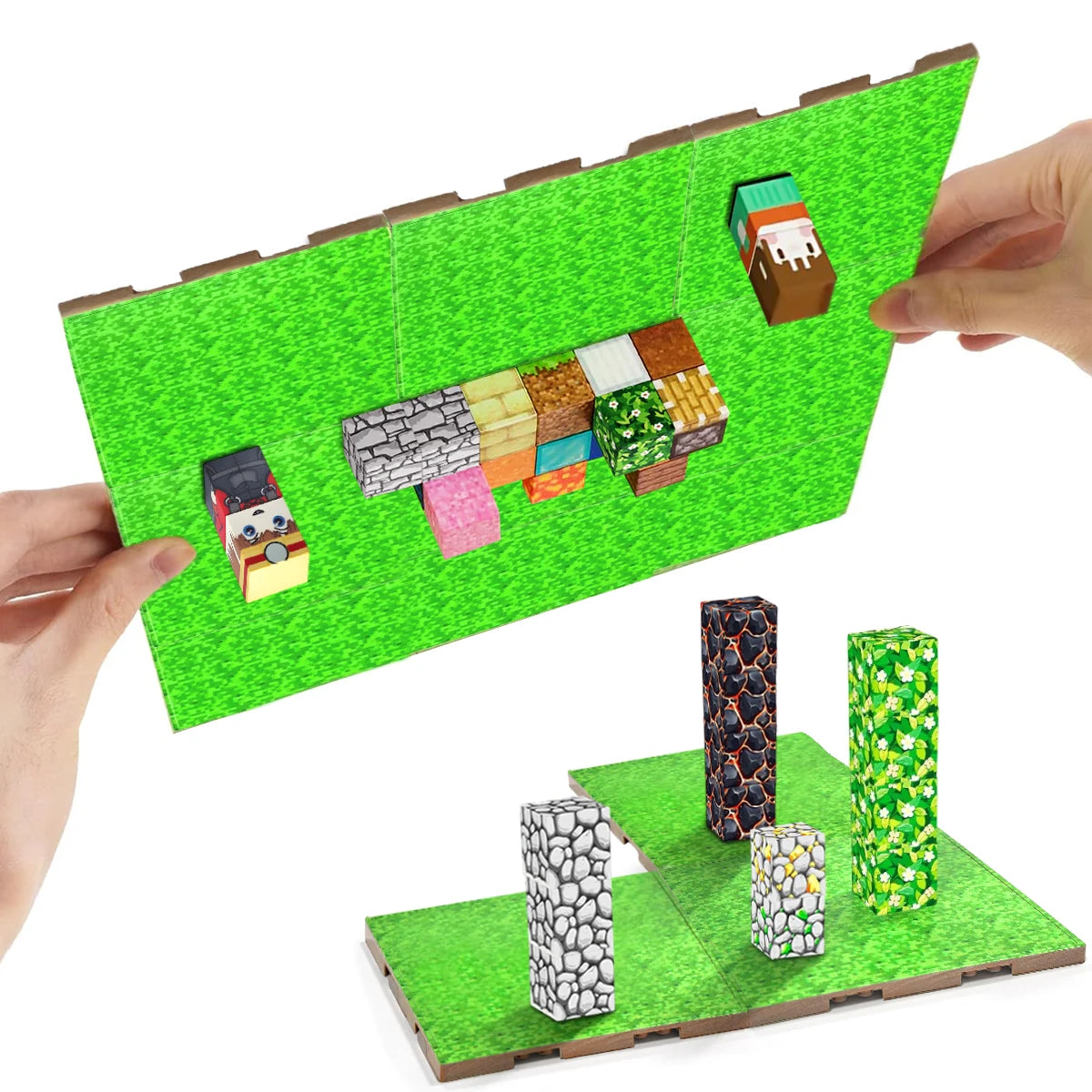 1/2/4/10 PCS Magnetic Base Plate Variety Baseplates Match DIY Magnetic Building Blocks Toys for Boys and Girls Children Gift