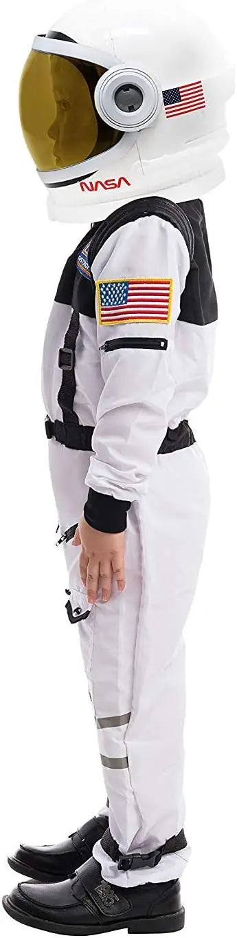 JOYFY Astronaut Costume with Helmet, Space Suit for Toddler Kids Astronaut Halloween Costume for Cosplay