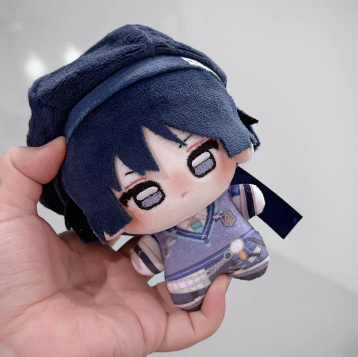 Genshin Impact Scaramouche Wanderer 10cm Starfish-Style Cotton Plush Doll Cute Anime Keychain Pendant Gift