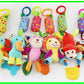 Baby Toy Plush Bed Hanging Pendant Baby Plush Cute Cartoon Animal Wind Chime Stroller Hanging Teether Stroller For Newborn Gifts
