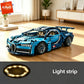 KAVOWORLD 1144PCS 1:14 Scale Blue Racing Building Block Toys Blue Supercar Building Kit Collectible Sports Car Model with Adjustable Scissor Doors & Rear Wing STEM Construction Toy for Teens 14+ Home Office Desk Decor Display