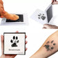 Safe Non-toxic Baby Footprints Handprint No Touch Skin Inkless Ink Pads Kits for 0-10 Months Newborn Pet Dog Footprint Souvenir