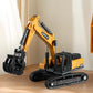 1:70 9 Styles Mini Yellow Alloy Forklift Driller Road Roller Engineering Diecast Construction Vehicle Inertia Toys for Boys Gift
