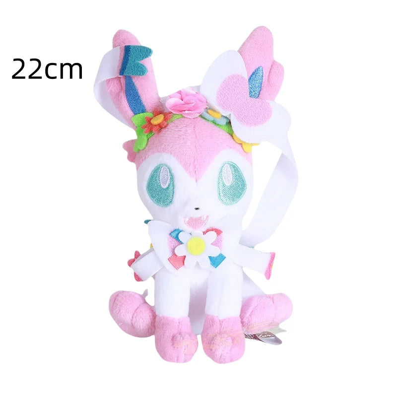 Pokemon Eevee Collection Plush Flareon Vaporeon Stuffed Doll Anime Espeon Umbreon Glaceon Leafeon Sylveon Toys Hobbis Kid Gift