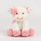 7.87in Cuddly Cow Plush Toy Soft Snuggly Stuffed Animal for Children Cute Silly Cow Doll Kawaii Cattle Plush Kids Birthday Gifts