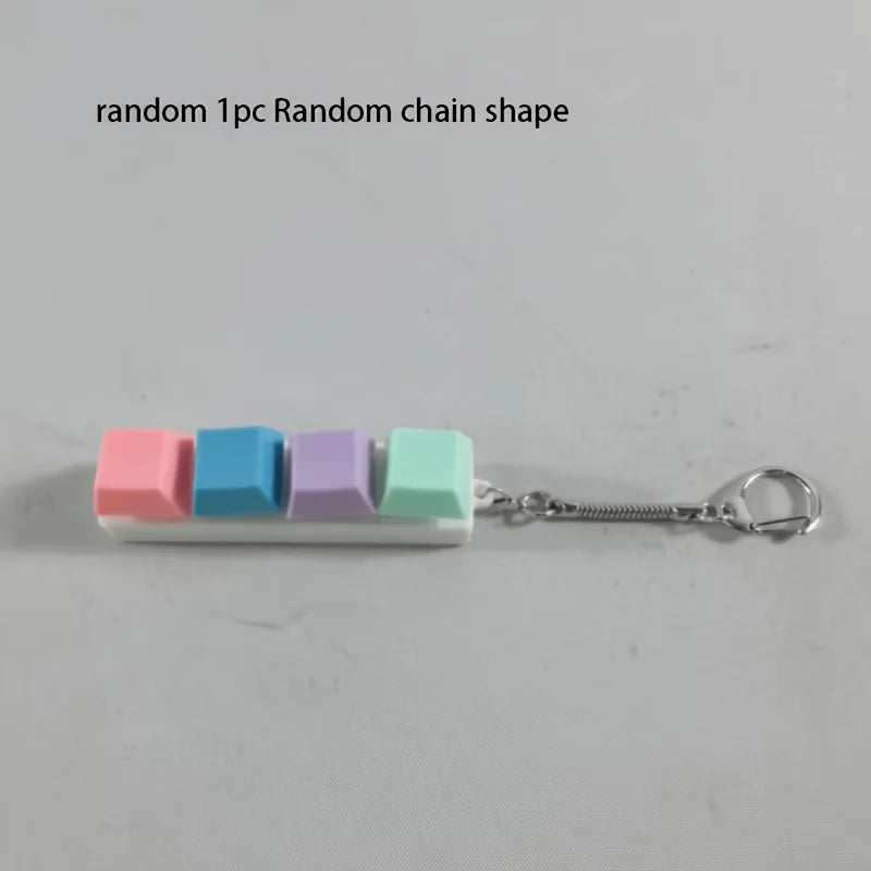 Random Color Keyboard Decompression Gadget, Fun Desktop Interactive Ornament, Office Stress Relief Prank Prop, Party Gift