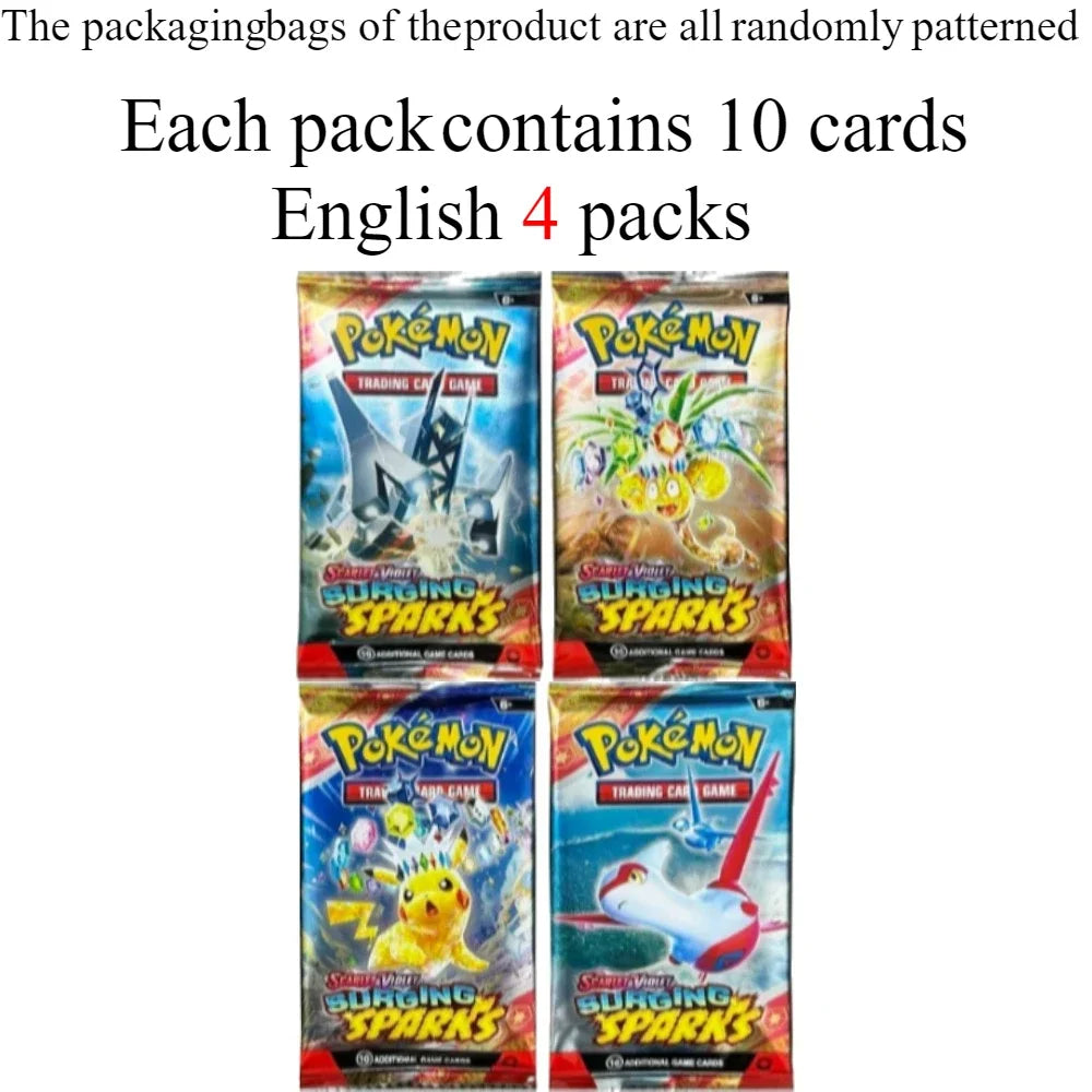 40/360Pcs Box Pokemon Card Scarlet & Violet Prismatic Evolutions English Booster Battle Carte Trading Collection Cards game card